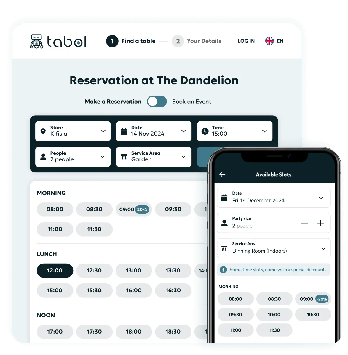 Effortless online reservation management