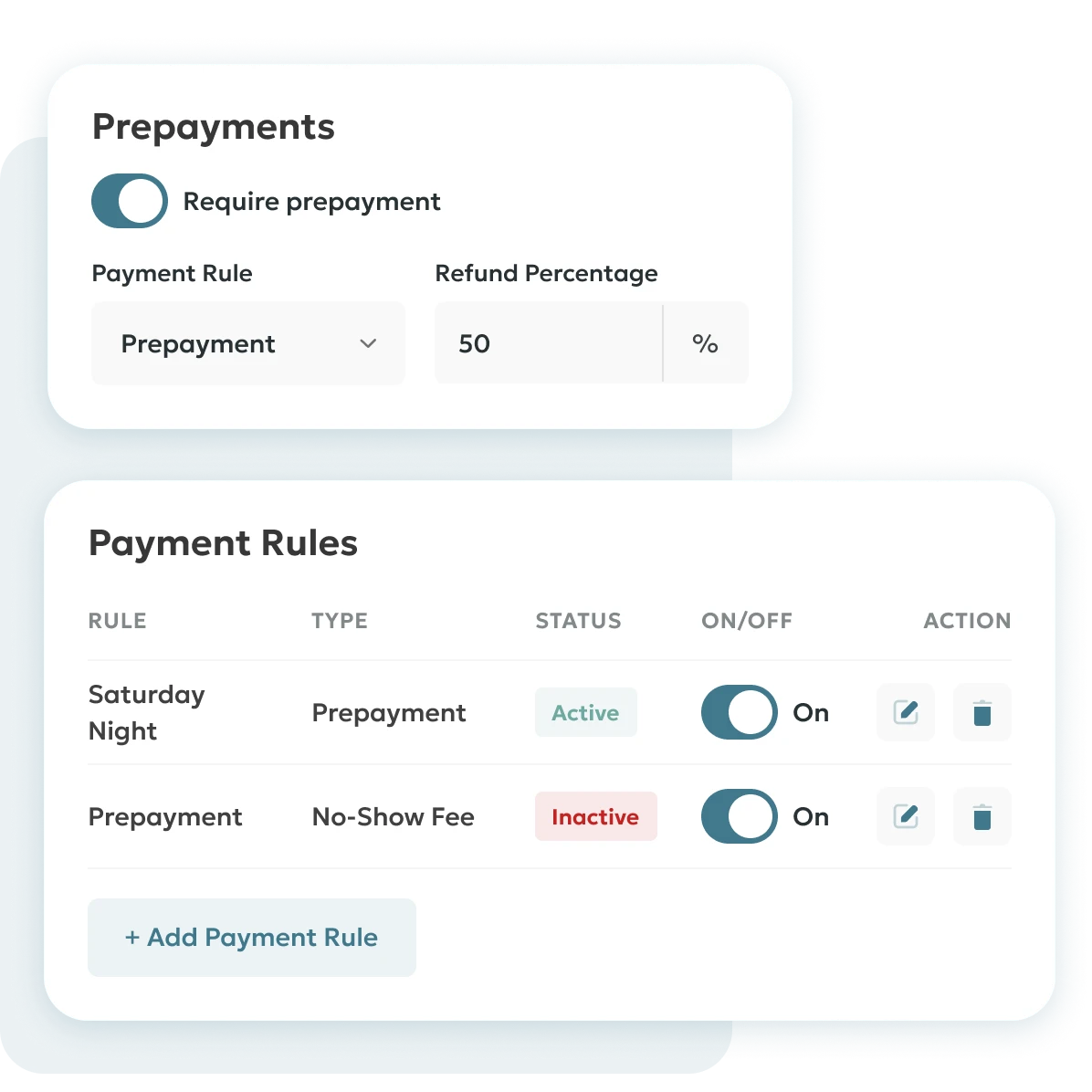 Manage payments with ease