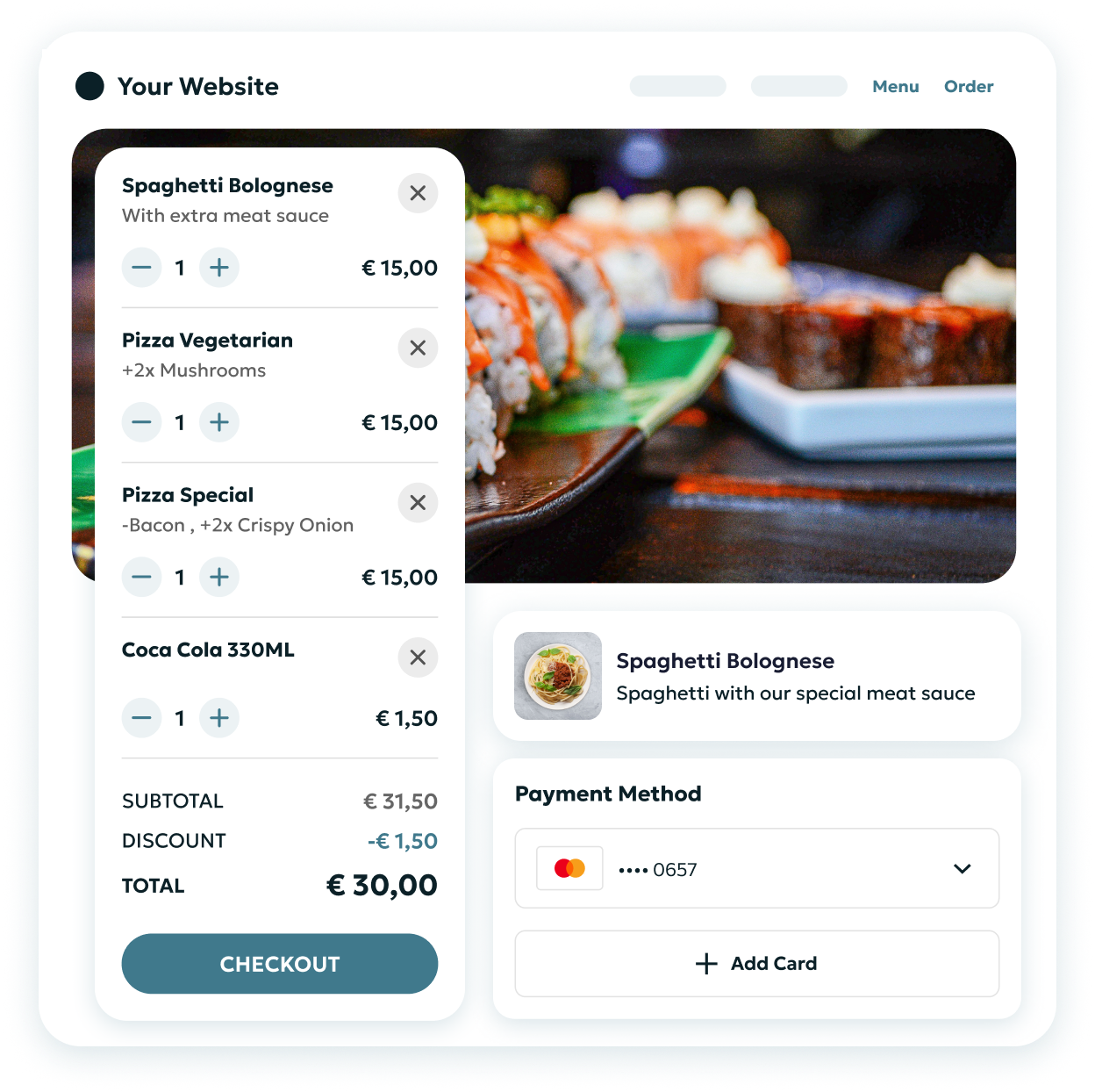 Integrated ordering platform